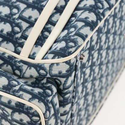 Christian Dior Vintage Girly Boston Diorissimo Canvas, Navy, Canvas, Handbag