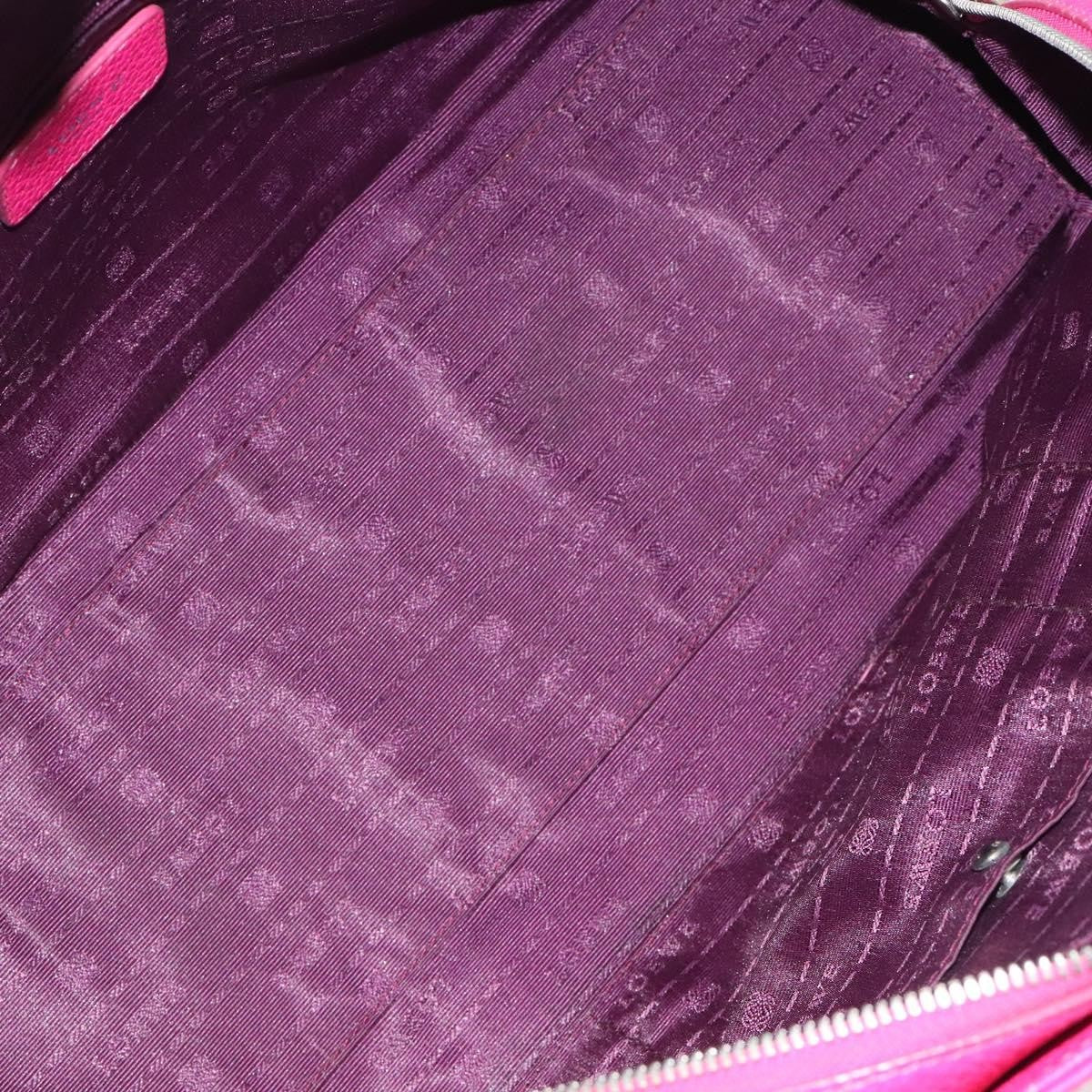 Loewe Vintage Anagram Leather, Pink, Leather, Handbag