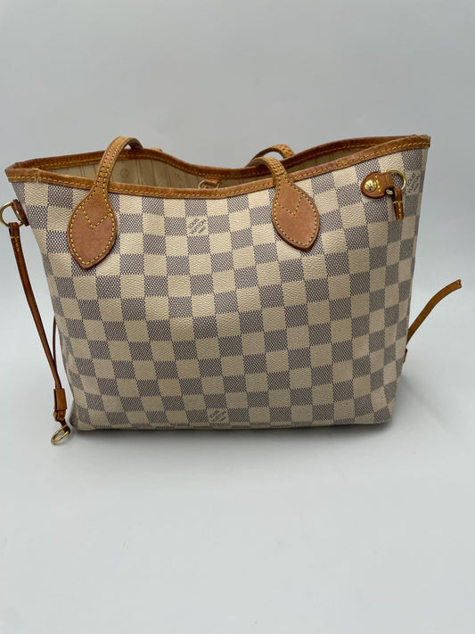 Louis Vuitton Neverfull Tote Damier, BLACK, CANVAS, Tote bag