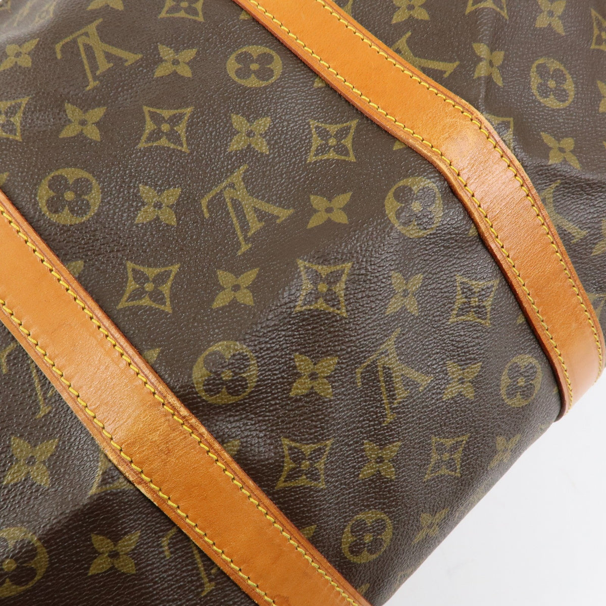 Louis Vuitton Keepall Bandouliere Monogram Canvas, Brown, Canvas, Travel Bag