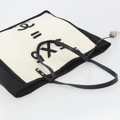 Chanel Let's Demonstrate Canvas, Beige, Canvas, Tote Bag