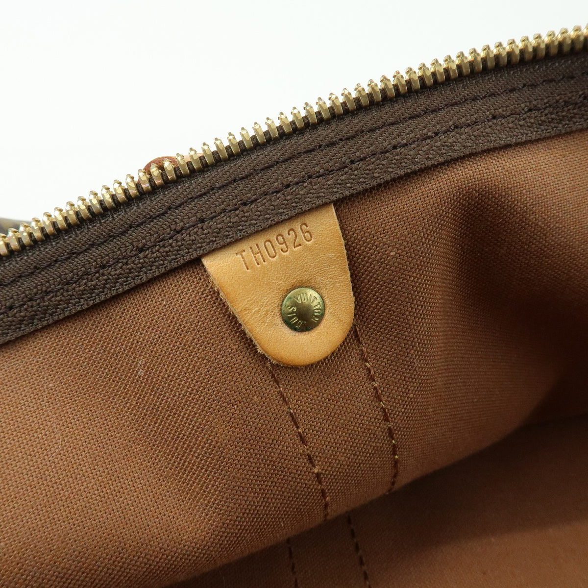 Louis Vuitton Keepall Bandouliere Monogram Canvas, Brown, Canvas, Travel Bag