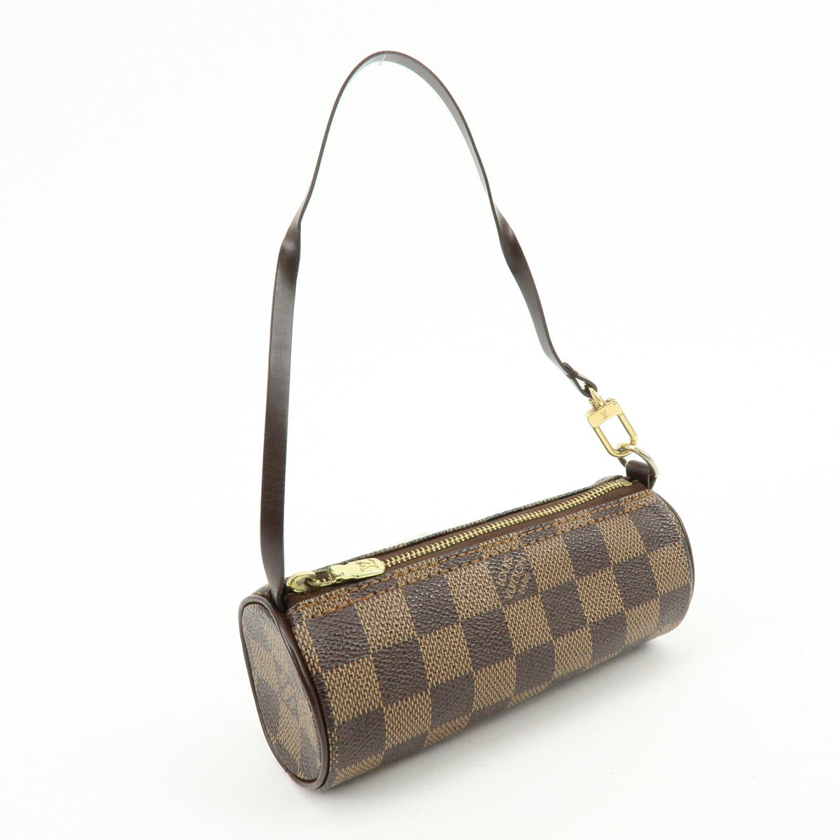 Louis Vuitton Papillon Pochette Damier, Brown, Canvas, Clutch