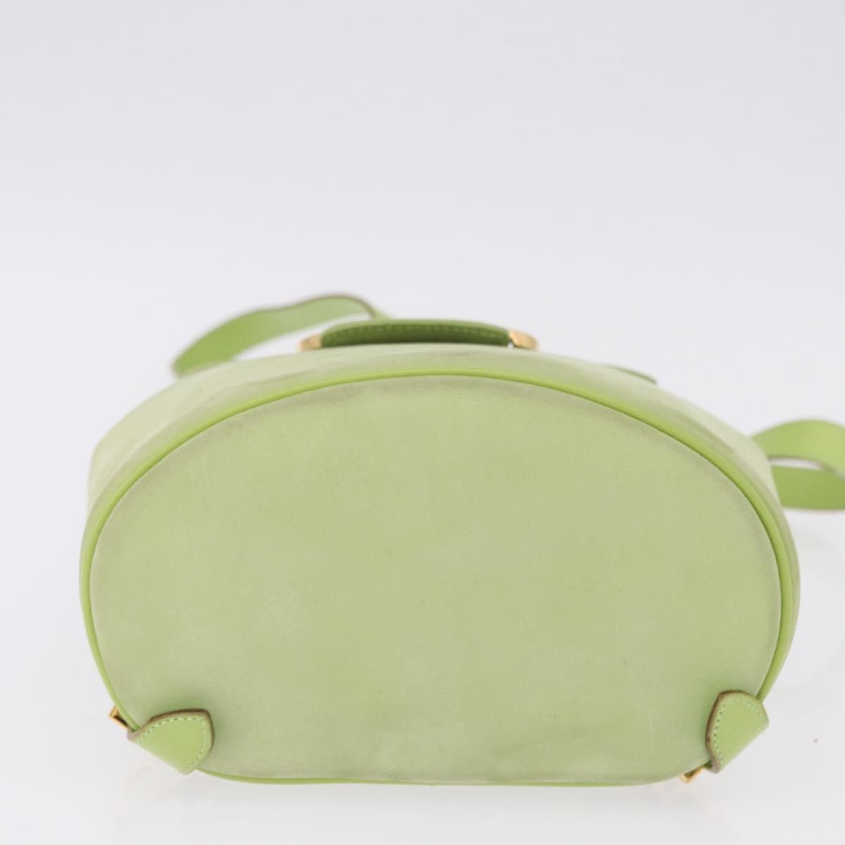 Salvatore Ferragamo Gancini Suede, Green, Suede, Backpack