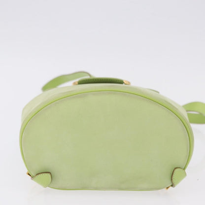 Salvatore Ferragamo Gancini Suede, Green, Suede, Backpack