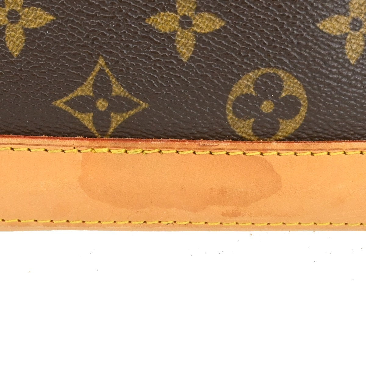 Louis Vuitton Lockit Monogram, Brown, Canvas, Handbag