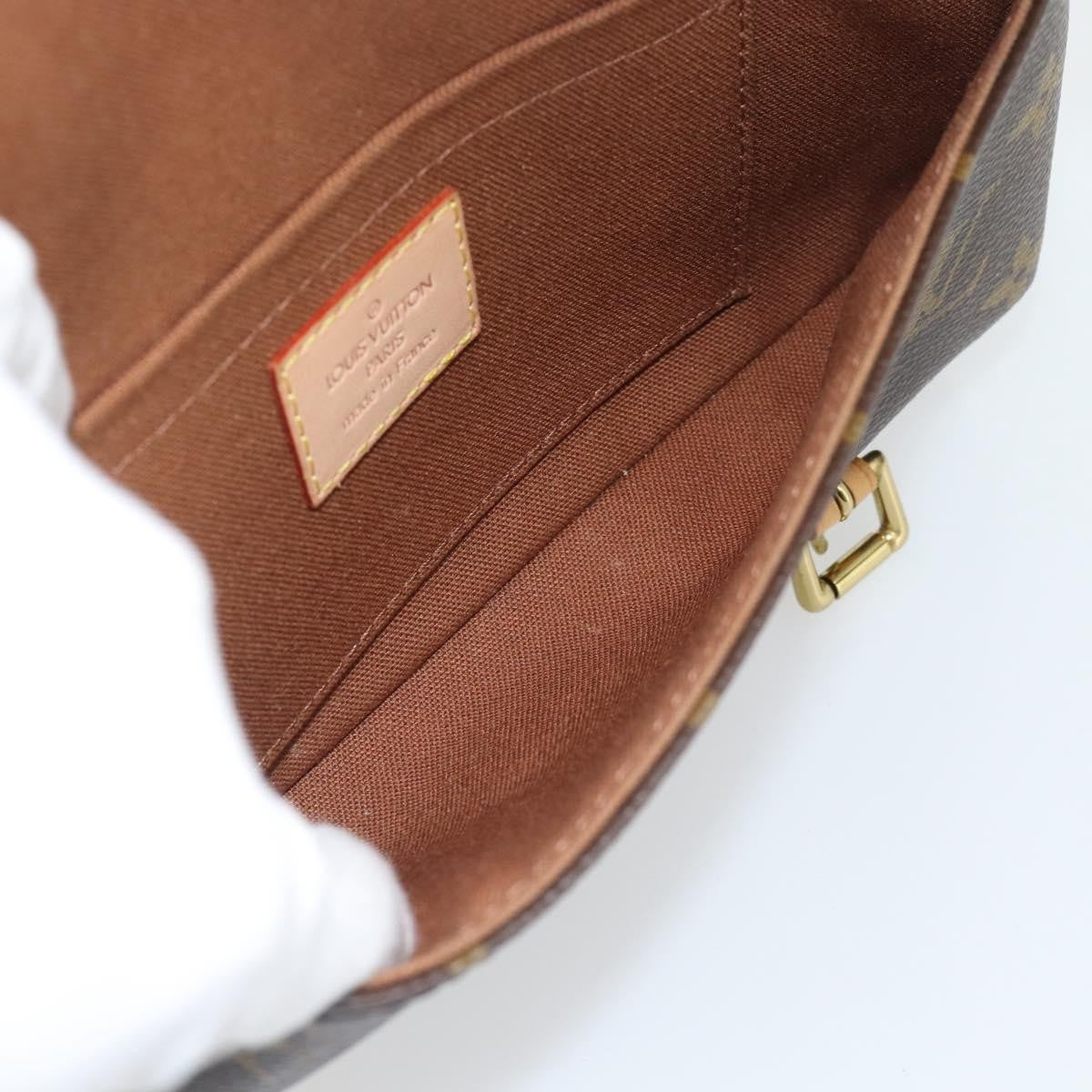 Louis Vuitton Pochette Marrell Monogram Canvas, Brown, Canvas, Clutch