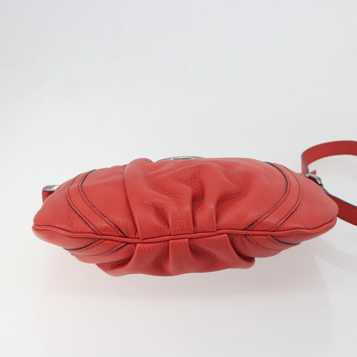 Gucci Abbey Leather, Red, Leather, Shoulder Bag