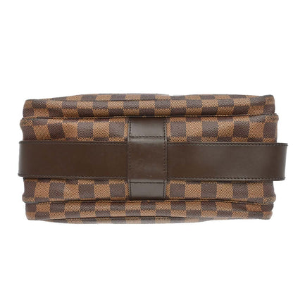 Louis Vuitton Naviglio Damier Ebene, Brown, Canvas, Shoulder Bag