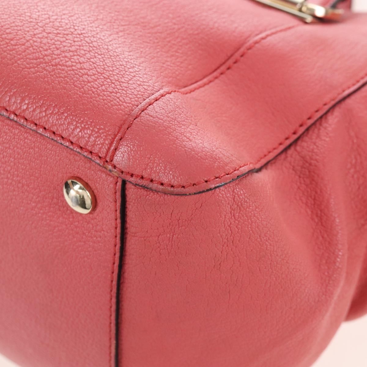 Chloe Bridget Convertible Satchel Leather, Pink, Leather, Handbag