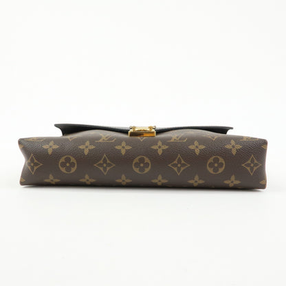 Louis Vuitton Pallas Chain Monogram Canvas and Calfskin, Brown, Canvas, Shoulder Bag