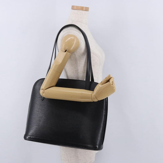 Louis Vuitton Lussac Epi Leather, Black, Leather, Shoulder Bag