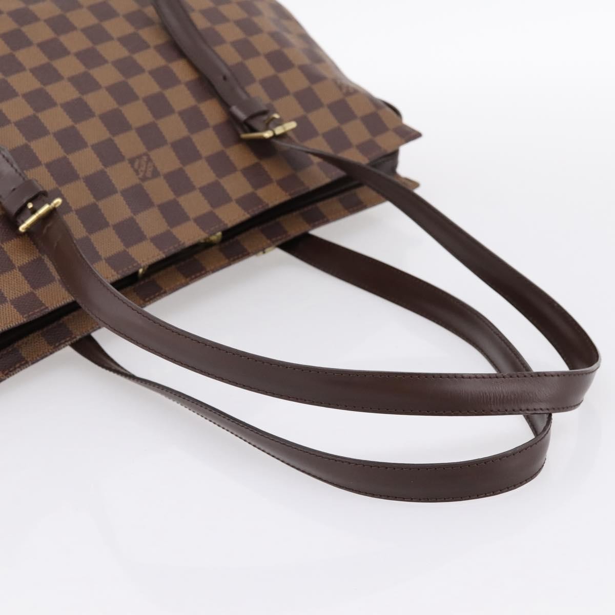 Louis Vuitton Chelsea Damier, Brown, Canvas, Handbag