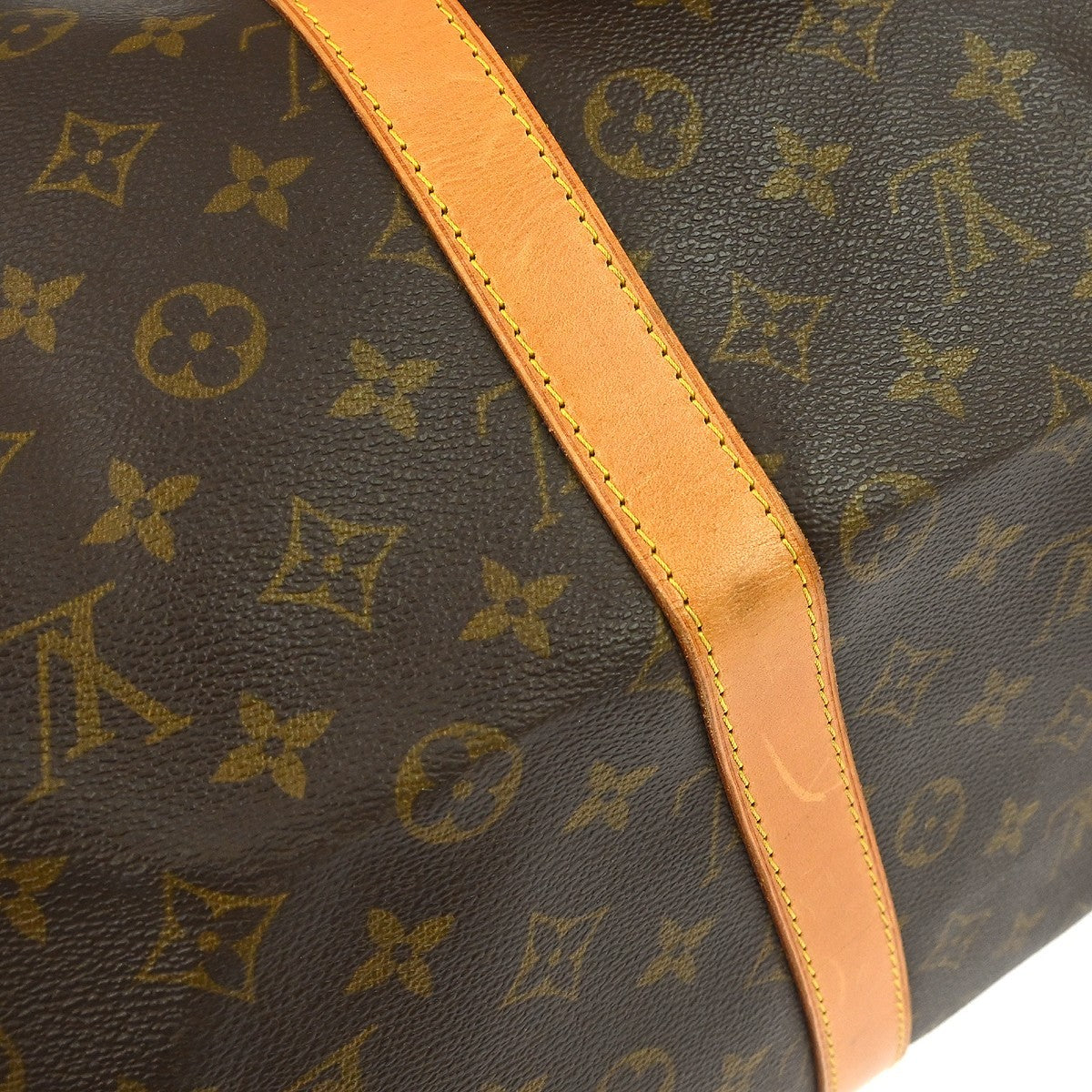 Louis Vuitton Keepall Monogram, Brown, Canvas, Travel Bag