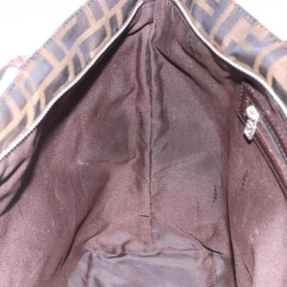 Fendi Zucca Canvas, Brown, Canvas, Tote Bag