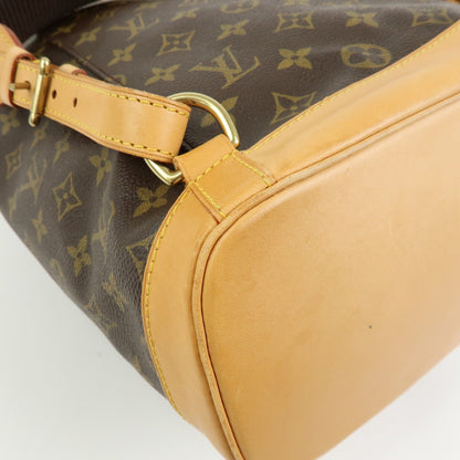 Louis Vuitton Montsouris Monogram Canvas, Brown, Canvas, Backpack