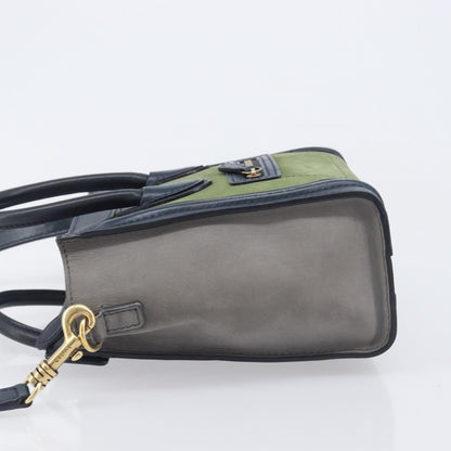 Celine Luggage Smooth Leather, Navy, Leather, Handbag