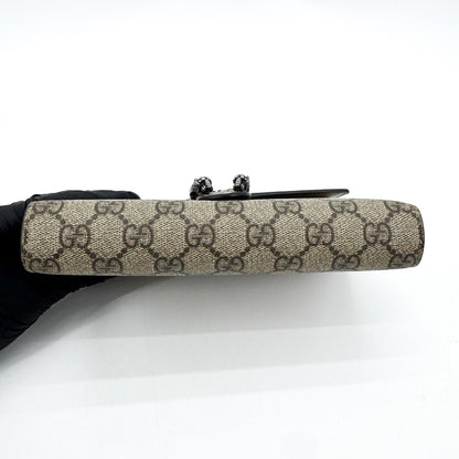 Gucci Dionysus Chain GG Coated Canvas, Brown, Canvas, Crossbody Bag