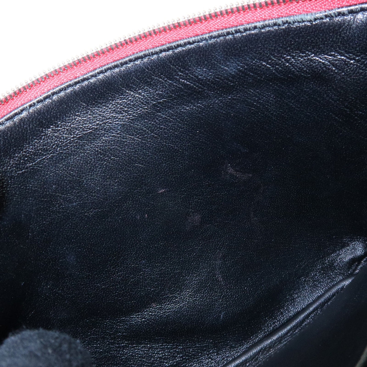 Balenciaga Everyday Logo Printed Leather, Red, Leather, Clutch