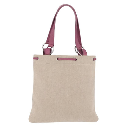 Saint Laurent Kahala Heart Tote Canvas, Beige, Canvas, Tote Bag