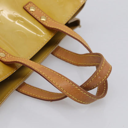 Louis Vuitton Reade Monogram Vernis, Beige, Patent Leather, Handbag