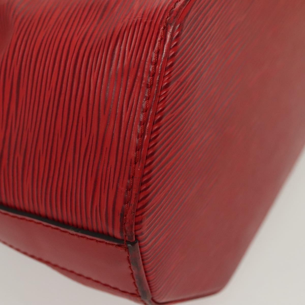 Louis Vuitton Vintage Sac d'Epaule Handbag Epi, Red, Leather, Shoulder Bag