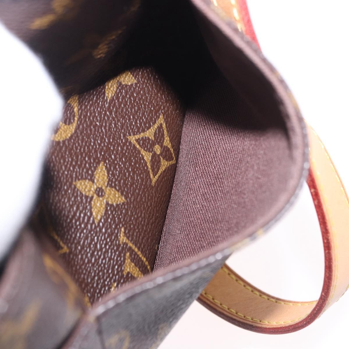 Louis Vuitton Menilmontant Monogram Canvas, Brown, Canvas, Handbag