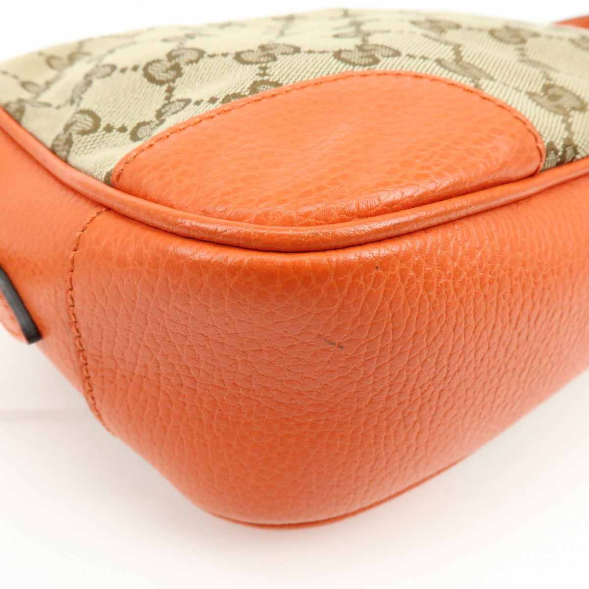 Gucci Bree Disco GG Canvas with Leather, Beige, Canvas, Crossbody Bag