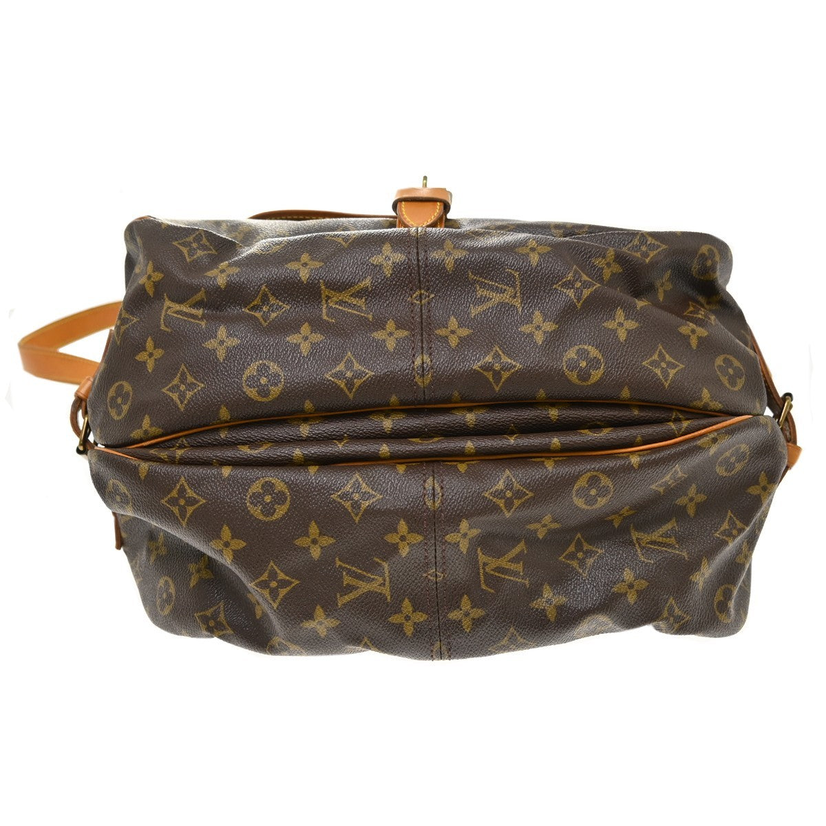 Louis Vuitton Saumur Monogram, Brown, Canvas, Shoulder Bag