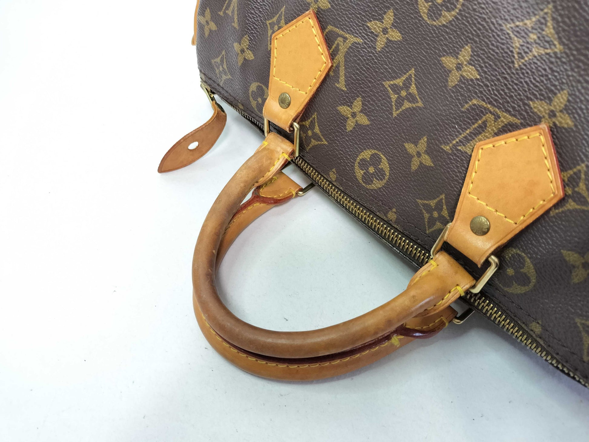 Louis Vuitton Speedy Monogram Canvas, Brown, Canvas, Handbag