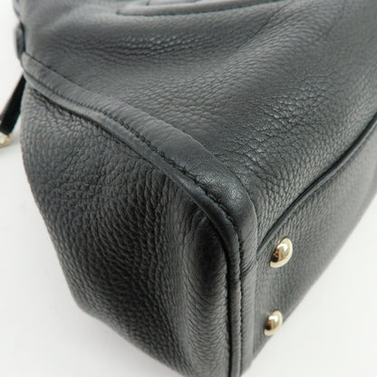 Gucci Soho Leather, Black, Leather, Shoulder Bag
