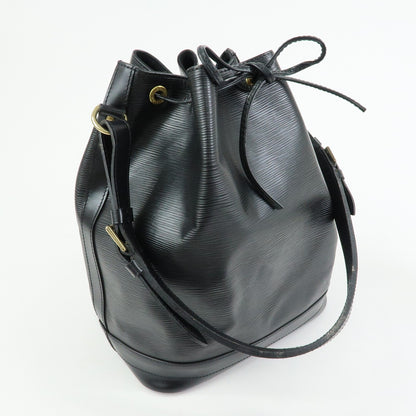 Louis Vuitton Noe Epi Leather, Black, Leather, Shoulder Bag