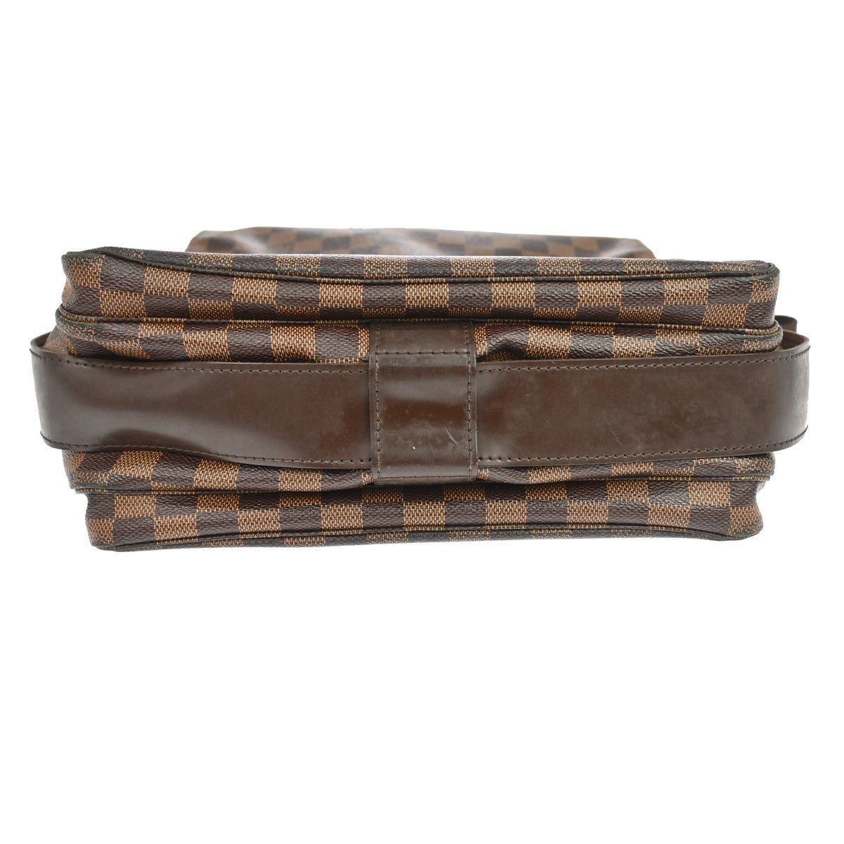 Louis Vuitton Naviglio Damier, Brown, Canvas, Handbag