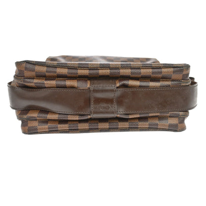 Louis Vuitton Naviglio Damier, Brown, Canvas, Handbag