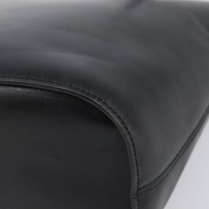 Celine Shoulder bag circle logo Leather, Black, Leather, Shoulder Bag