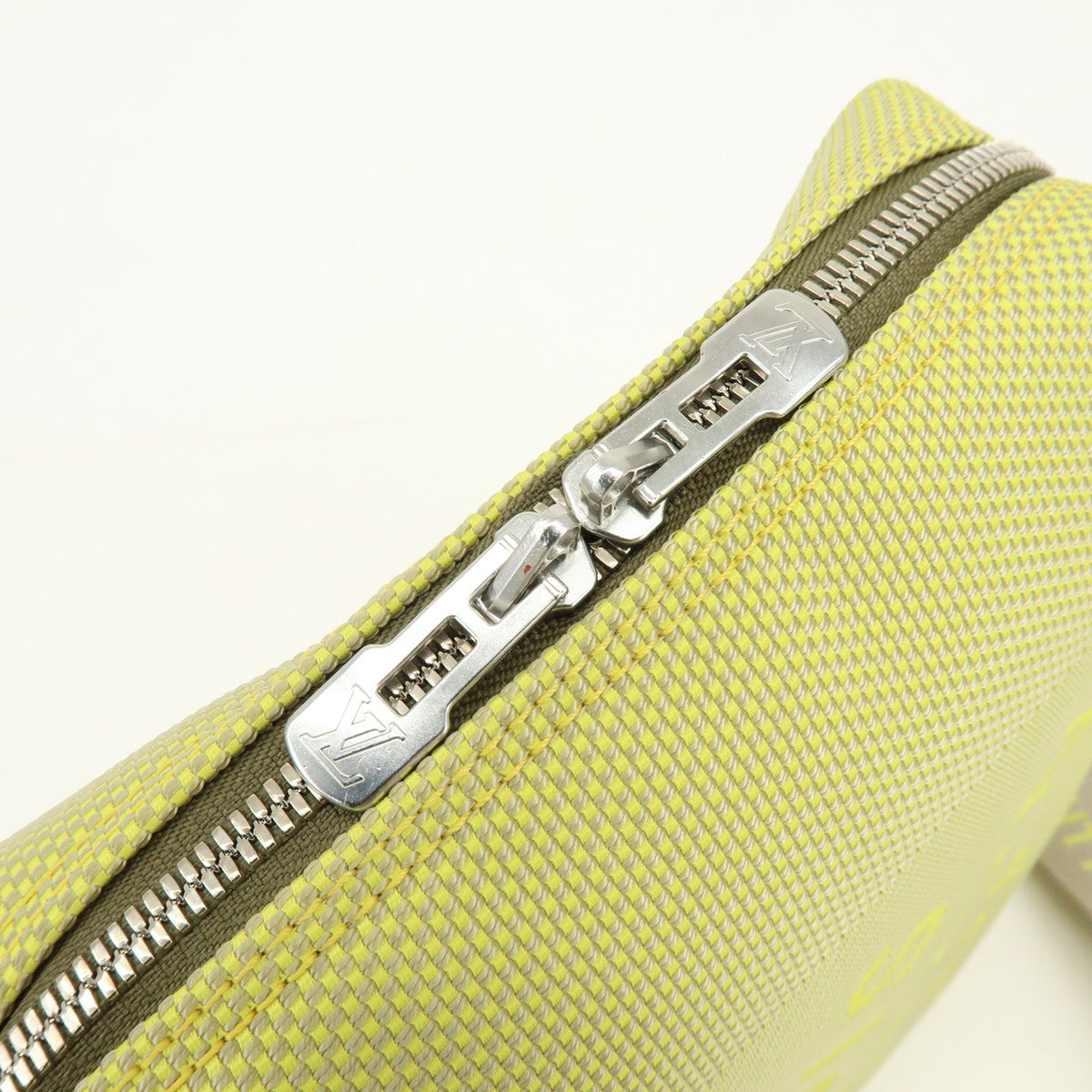 Louis Vuitton Cup Weathery Damier Geant Canvas, Green, Canvas, Handbag
