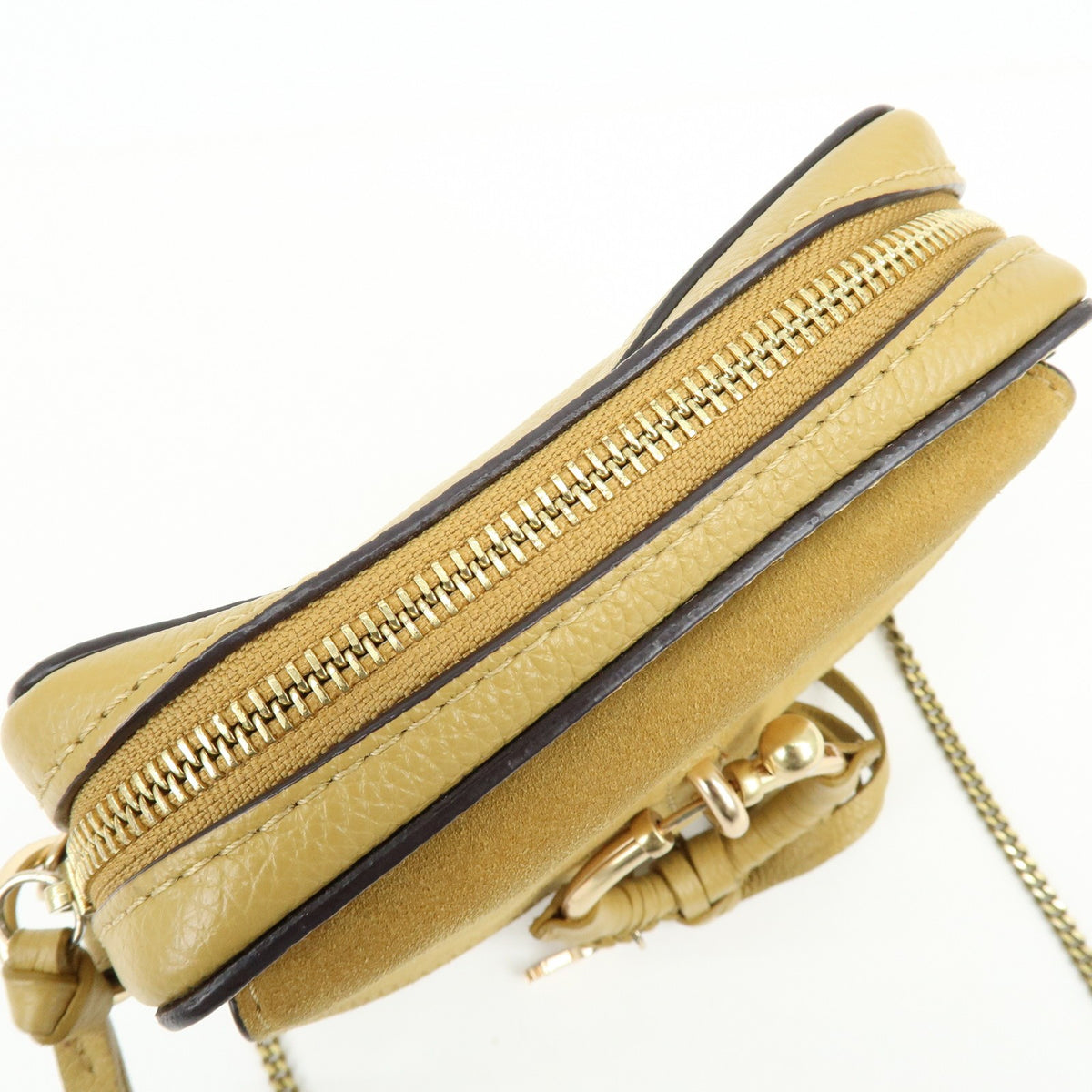 Chloe Vintage Leather, Beige, Leather, Shoulder Bag