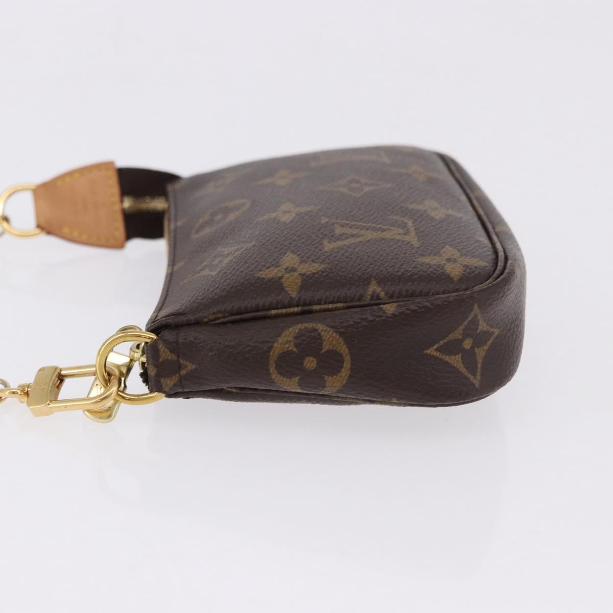 Louis Vuitton Mini pochette accessoires Canvas, Brown, Canvas, Clutch