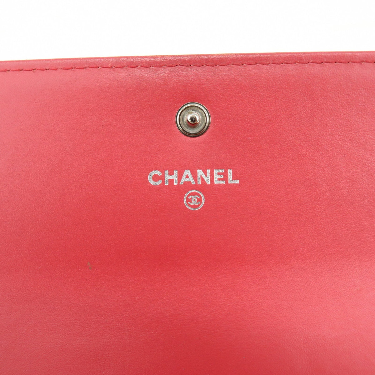 Chanel Timeless CC Flap Caviar, Red, Calfskin, Wallet