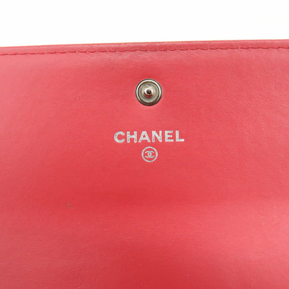 Chanel Timeless CC Flap Caviar, Red, Calfskin, Wallet