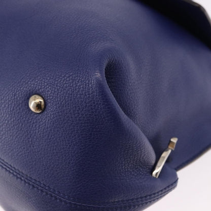 Salvatore Ferragamo Sofia Satchel Leather, Blue, Leather, Handbag