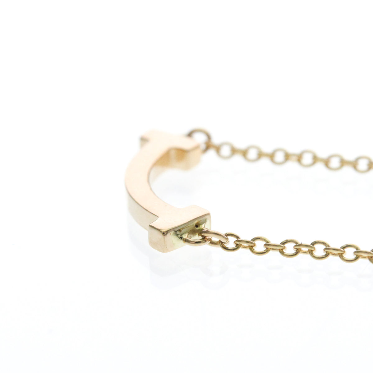 Tiffany & Co. T Smile Pendant 18K Rose Gold, Gold, Pink Gold, Necklace