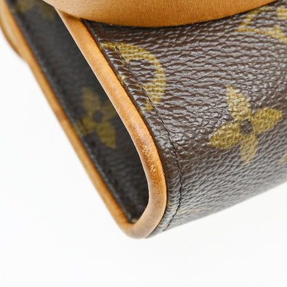 Louis Vuitton Florentine Waist Monogram Canvas, Brown, Canvas, Clutch