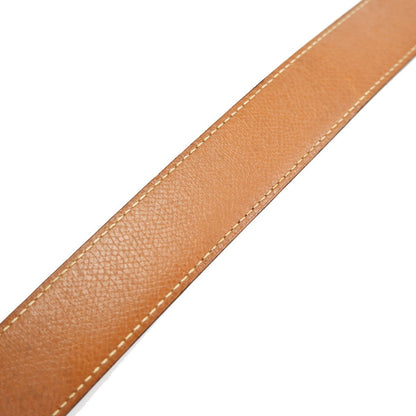 Hermes Constance Reversible Belt Leather, Black, Leather, Belt