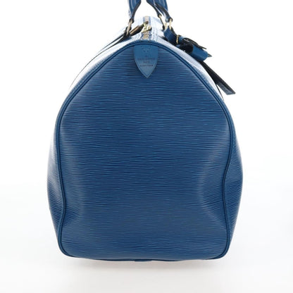 Louis Vuitton Keepall Epi Leather, Blue, Leather, Travel Bag