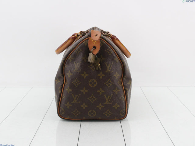 Louis Vuitton Speedy Monogram Canvas, Brown, Canvas, Handbag