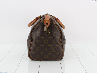Louis Vuitton Speedy Monogram Canvas, Brown, Canvas, Handbag