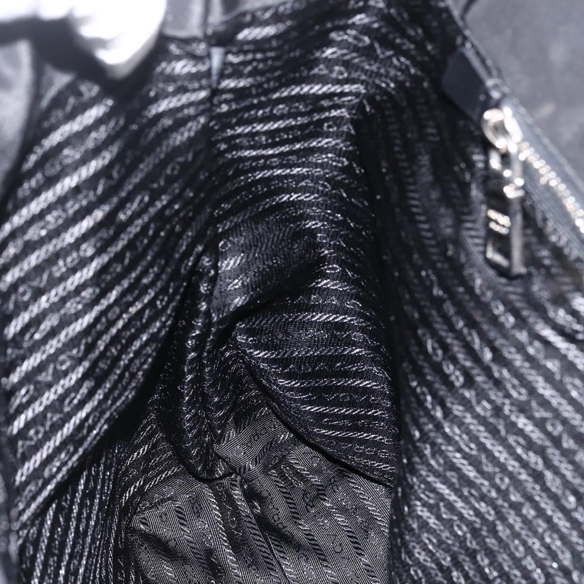 Prada Zip Tote Tessuto, Black, Nylon, Tote Bag