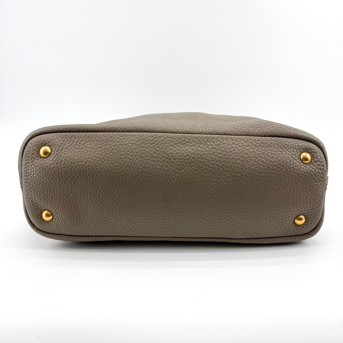 Prada Shoulder Python, Gray, Leather, Shoulder Bag