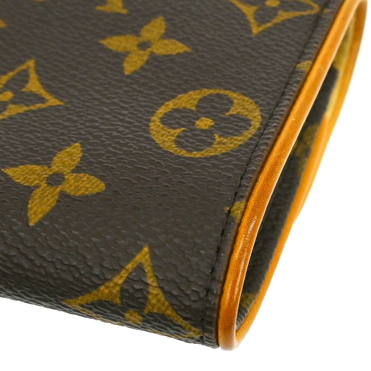 Louis Vuitton Twin Monogram, Brown, Canvas, Clutch